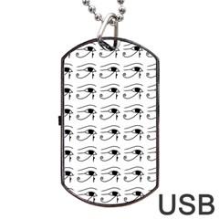 Witchcraft Symbols  Dog Tag Usb Flash (one Side) by Valentinaart