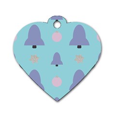 Christmas Bauble Dog Tag Heart (one Side) by HermanTelo