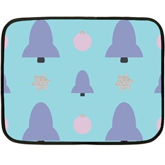 Christmas Bauble Double Sided Fleece Blanket (mini)  by HermanTelo