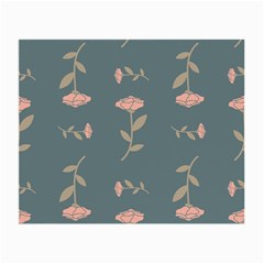 Florets Rose Flower Small Glasses Cloth by HermanTelo