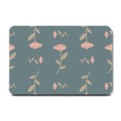 Florets Rose Flower Small Doormat  by HermanTelo