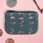 Florets Rose Flower Mini Coin Purse Front