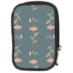 Florets Rose Flower Compact Camera Leather Case by HermanTelo