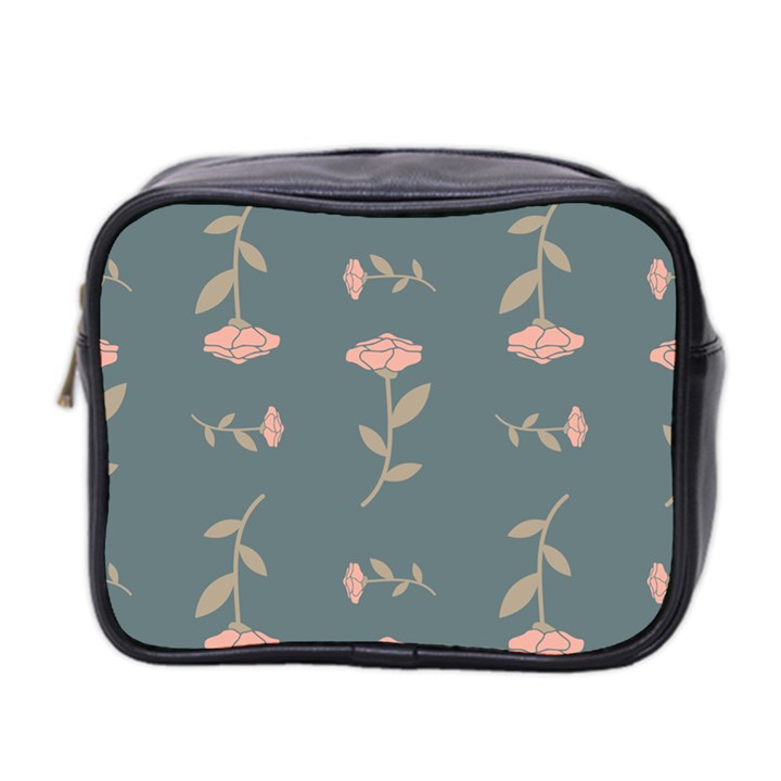 Florets Rose Flower Mini Toiletries Bag (Two Sides)