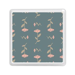 Florets Rose Flower Memory Card Reader (square)