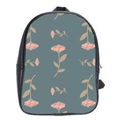 Florets Rose Flower School Bag (xl)