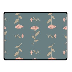 Florets Rose Flower Double Sided Fleece Blanket (small) 