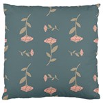 Florets Rose Flower Large Flano Cushion Case (Two Sides) Back