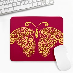 Butterfly Insect Bug Decoration Large Mousepads by HermanTelo