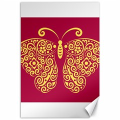 Butterfly Insect Bug Decoration Canvas 12  X 18 