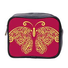 Butterfly Insect Bug Decoration Mini Toiletries Bag (two Sides) by HermanTelo