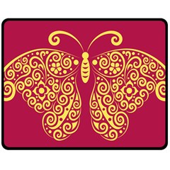 Butterfly Insect Bug Decoration Fleece Blanket (medium) 