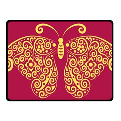 Butterfly Insect Bug Decoration Fleece Blanket (small)