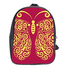 Butterfly Insect Bug Decoration School Bag (xl)