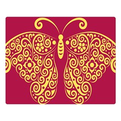 Butterfly Insect Bug Decoration Double Sided Flano Blanket (large) 