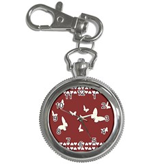 Heart Love Butterflies Animal Key Chain Watches by HermanTelo