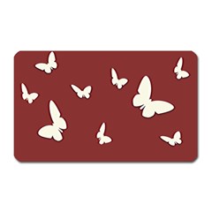 Heart Love Butterflies Animal Magnet (rectangular) by HermanTelo