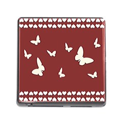 Heart Love Butterflies Animal Memory Card Reader (square 5 Slot)