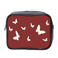 Heart Love Butterflies Animal Mini Toiletries Bag (two Sides) by HermanTelo