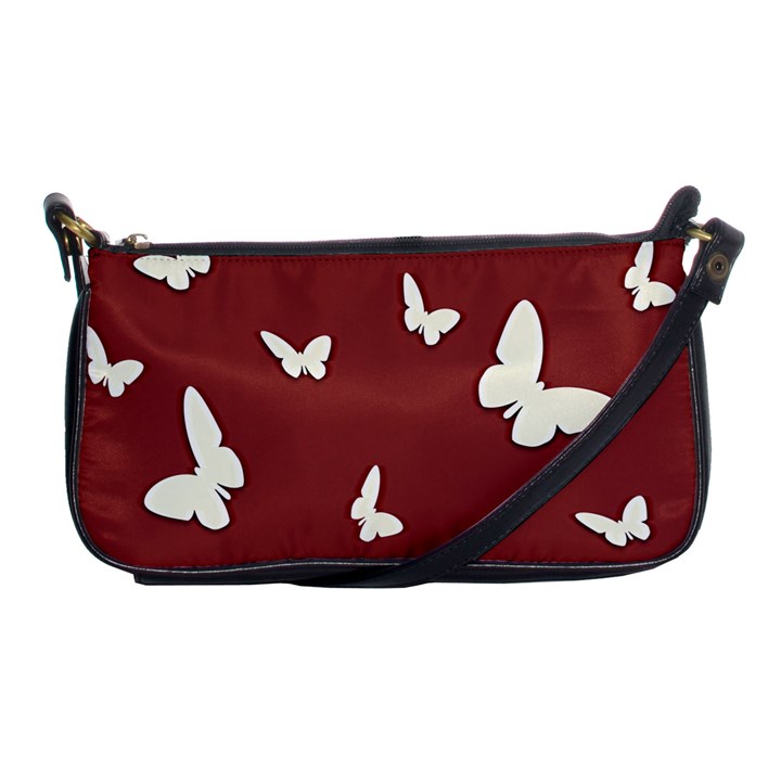 Heart Love Butterflies Animal Shoulder Clutch Bag