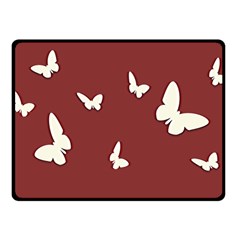 Heart Love Butterflies Animal Fleece Blanket (small)