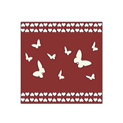 Heart Love Butterflies Animal Satin Bandana Scarf