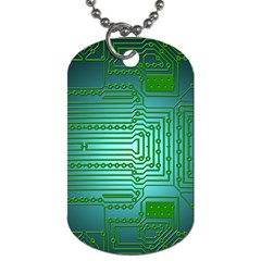 Board Conductors Circuits Dog Tag (one Side) by HermanTelo