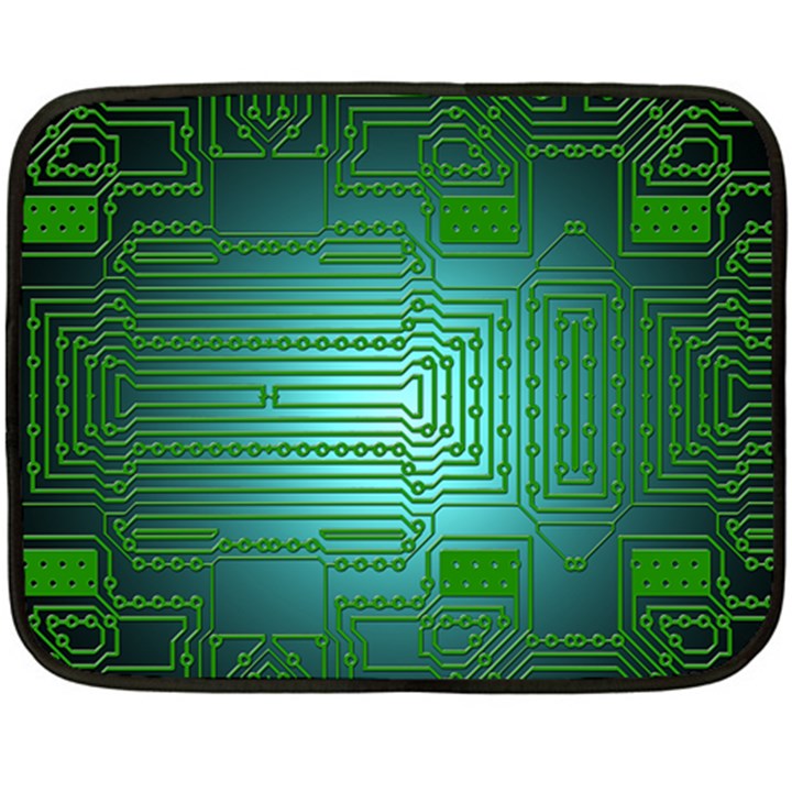 Board Conductors Circuits Fleece Blanket (Mini)