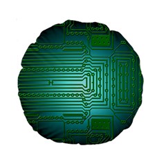 Board Conductors Circuits Standard 15  Premium Round Cushions