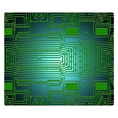 Board Conductors Circuits Double Sided Flano Blanket (small) 