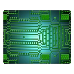 Board Conductors Circuits Double Sided Flano Blanket (large) 