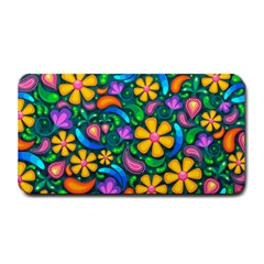 Floral Paisley Background Flower Green Medium Bar Mats by HermanTelo