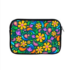 Floral Paisley Background Flower Green Apple Macbook Pro 15  Zipper Case