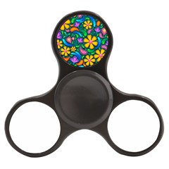 Floral Paisley Background Flower Green Finger Spinner by HermanTelo