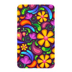 Floral Paisley Background Flower Purple Memory Card Reader (rectangular) by HermanTelo