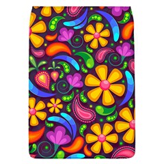 Floral Paisley Background Flower Purple Removable Flap Cover (l) by HermanTelo