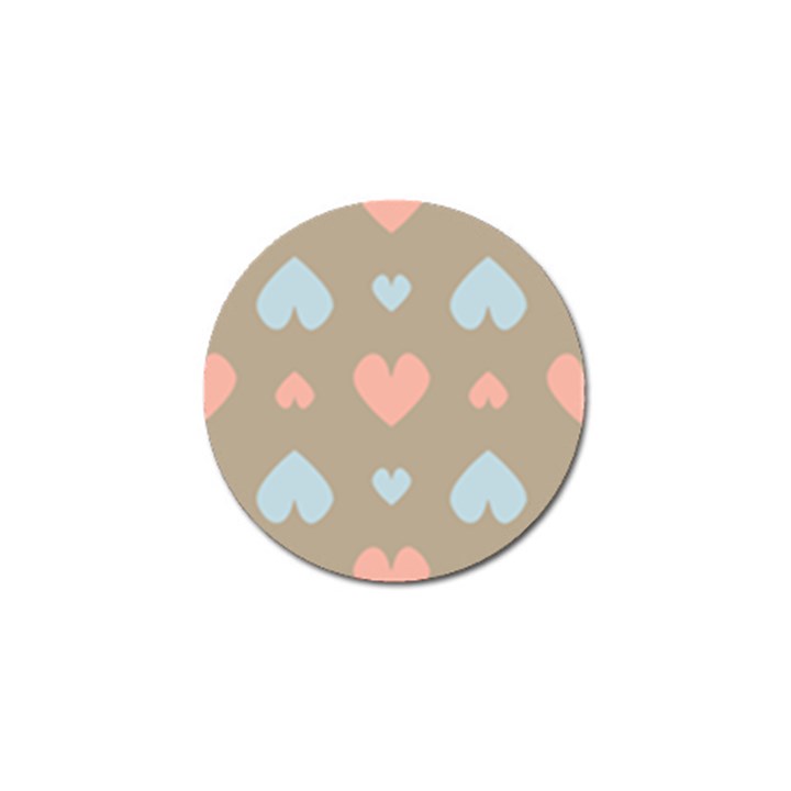 Hearts Heart Love Romantic Brown Golf Ball Marker (4 pack)