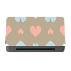 Hearts Heart Love Romantic Brown Memory Card Reader With Cf