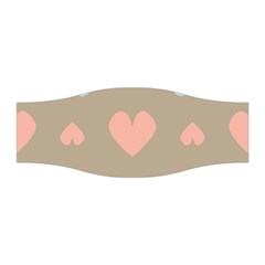 Hearts Heart Love Romantic Brown Stretchable Headband