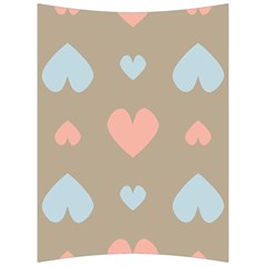 Hearts Heart Love Romantic Brown Back Support Cushion