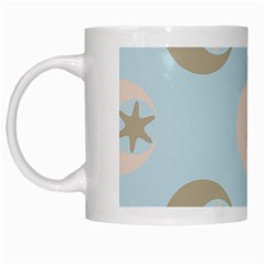 Moon Star Air Heaven White Mugs by HermanTelo