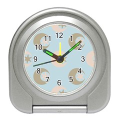 Moon Star Air Heaven Travel Alarm Clock by HermanTelo