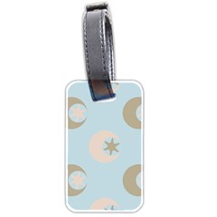 Moon Star Air Heaven Luggage Tags (two Sides) by HermanTelo