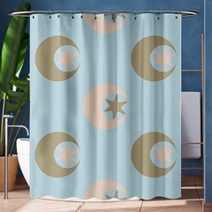 Moon Star Air Heaven Shower Curtain 60  X 72  (medium)  by HermanTelo