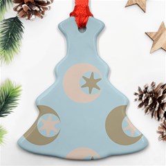 Moon Star Air Heaven Christmas Tree Ornament (two Sides)