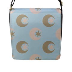 Moon Star Air Heaven Flap Closure Messenger Bag (l) by HermanTelo