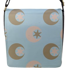 Moon Star Air Heaven Flap Closure Messenger Bag (s) by HermanTelo