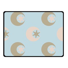 Moon Star Air Heaven Double Sided Fleece Blanket (small)  by HermanTelo