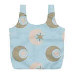 Moon Star Air Heaven Full Print Recycle Bag (L) Front