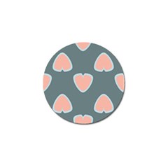 Hearts Love Blue Pink Green Golf Ball Marker (4 Pack) by HermanTelo